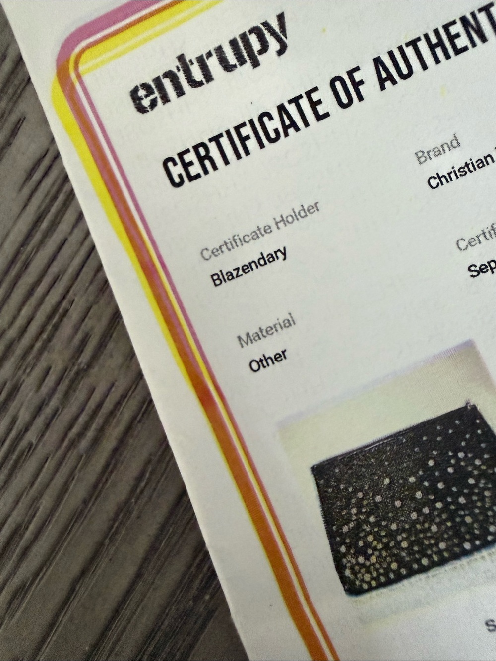 AUTHENTIC Christian Louboutin Black Studded‎ Crossbody + Entrupy COA 🔥 - Picture 11 of 13